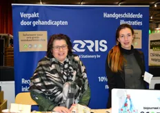 Yvonne van Brunschot en Nadine Klaren van Floris Recycled Stationery bv.